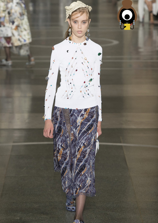 #SuzyLFW Christopher Kane: Make-Do And Mend