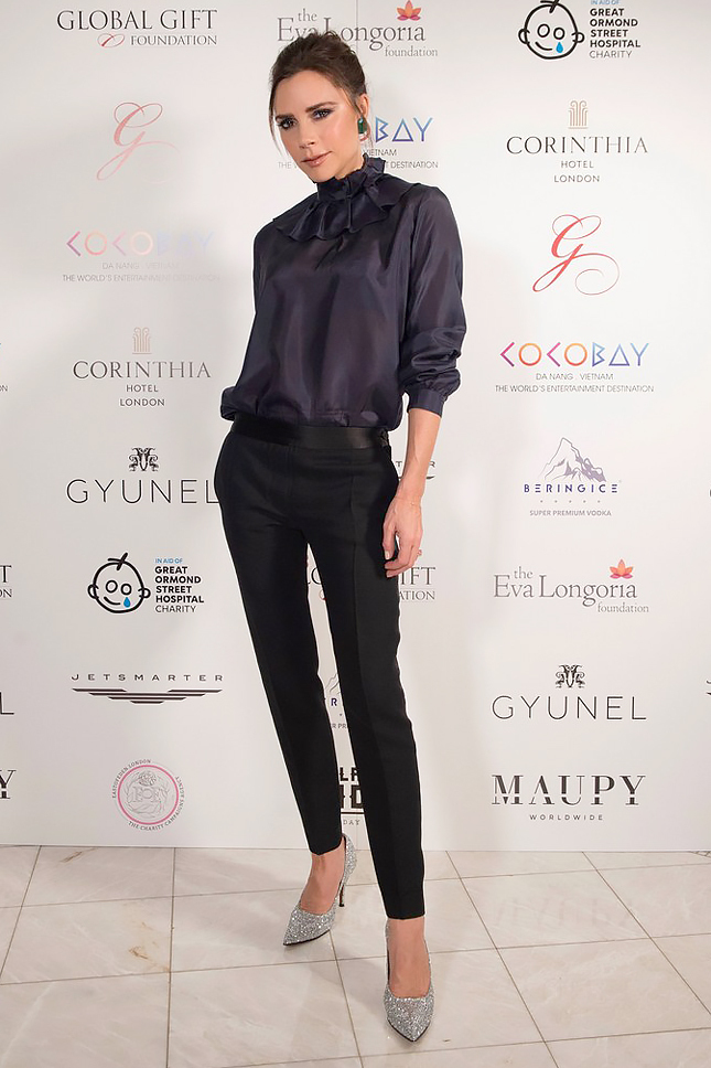    Victoria Beckham Tuxedo Collection  Global Gift Gala  